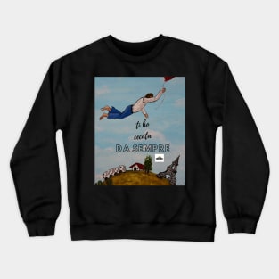 palloncini, tour eiffel, parigi, francia, volo, ti ho cercata da sempre, Augusto Re Crewneck Sweatshirt